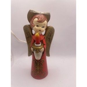 Electrified Choir Boy Vintage Christmas Light Flicker Bulb Works
